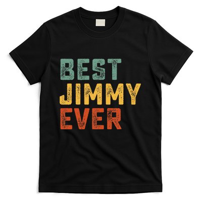 Best Jimmy Ever Retro Personalized First Name Jimmy T-Shirt