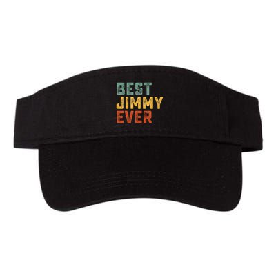 Best Jimmy Ever Retro Personalized First Name Jimmy Valucap Bio-Washed Visor