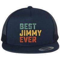 Best Jimmy Ever Retro Personalized First Name Jimmy Flat Bill Trucker Hat