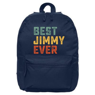 Best Jimmy Ever Retro Personalized First Name Jimmy 16 in Basic Backpack