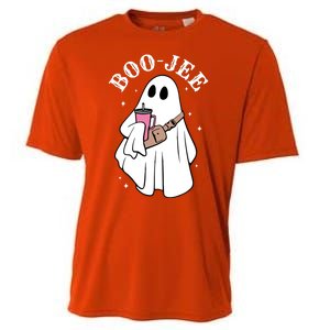 Boo Jee Funny Halloween Shopaholic Ghost Cooling Performance Crew T-Shirt