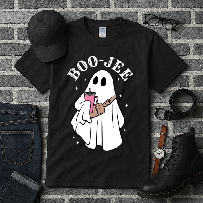 Boo Jee Funny Halloween Shopaholic Ghost Tall T-Shirt