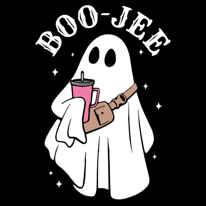 Boo Jee Funny Halloween Shopaholic Ghost Tall T-Shirt