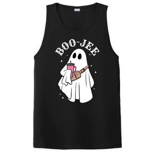 Boo Jee Funny Halloween Shopaholic Ghost PosiCharge Competitor Tank