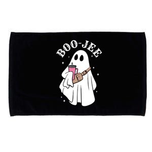 Boo Jee Funny Halloween Shopaholic Ghost Microfiber Hand Towel