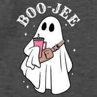 Boo Jee Funny Halloween Shopaholic Ghost Vector Backpack