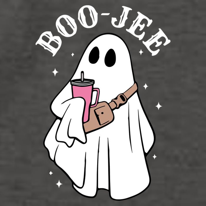 Boo Jee Funny Halloween Shopaholic Ghost Vector Backpack