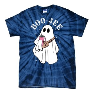 Boo Jee Funny Halloween Shopaholic Ghost Tie-Dye T-Shirt