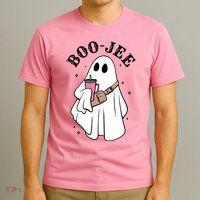 Boo Jee Funny Halloween Shopaholic Ghost T-Shirt