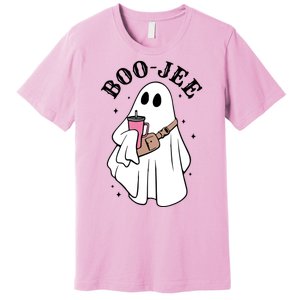 Boo Jee Funny Halloween Shopaholic Ghost Premium T-Shirt