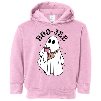 Boo Jee Funny Halloween Shopaholic Ghost Toddler Hoodie
