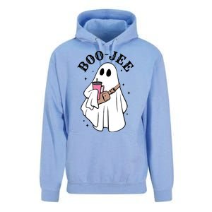 Boo Jee Funny Halloween Shopaholic Ghost Unisex Surf Hoodie