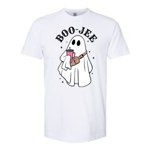 Boo Jee Funny Halloween Shopaholic Ghost Softstyle CVC T-Shirt