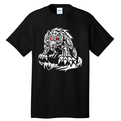 Black Jacob Fatu Wolf Gift Tall T-Shirt