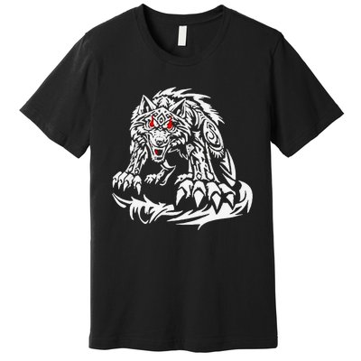 Black Jacob Fatu Wolf Gift Premium T-Shirt