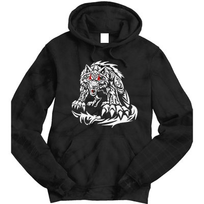 Black Jacob Fatu Wolf Gift Tie Dye Hoodie