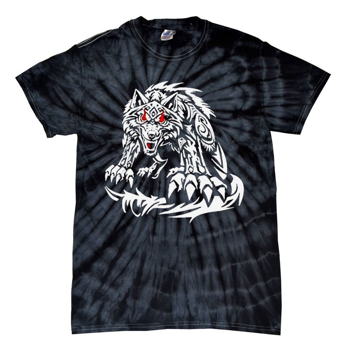 Black Jacob Fatu Wolf Gift Tie-Dye T-Shirt