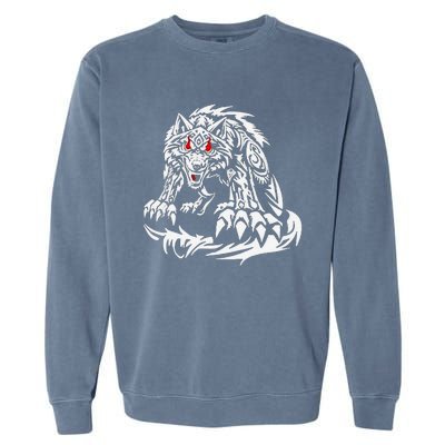 Black Jacob Fatu Wolf Gift Garment-Dyed Sweatshirt