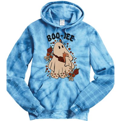 Boo Jee Fall Halloween Ghost Funny Tie Dye Hoodie