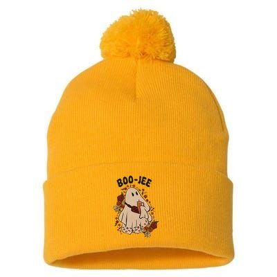 Boo Jee Fall Halloween Ghost Funny Pom Pom 12in Knit Beanie