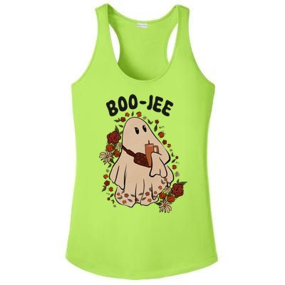 Boo Jee Fall Halloween Ghost Funny Ladies PosiCharge Competitor Racerback Tank