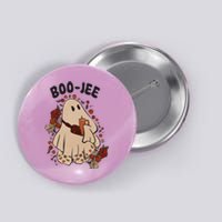 Boo Jee Fall Halloween Ghost Funny Button