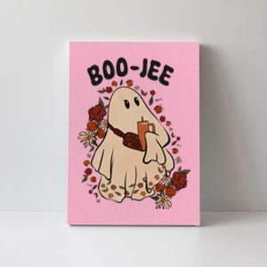 Boo Jee Fall Halloween Ghost Funny Canvas