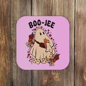 Boo Jee Fall Halloween Ghost Funny Coaster