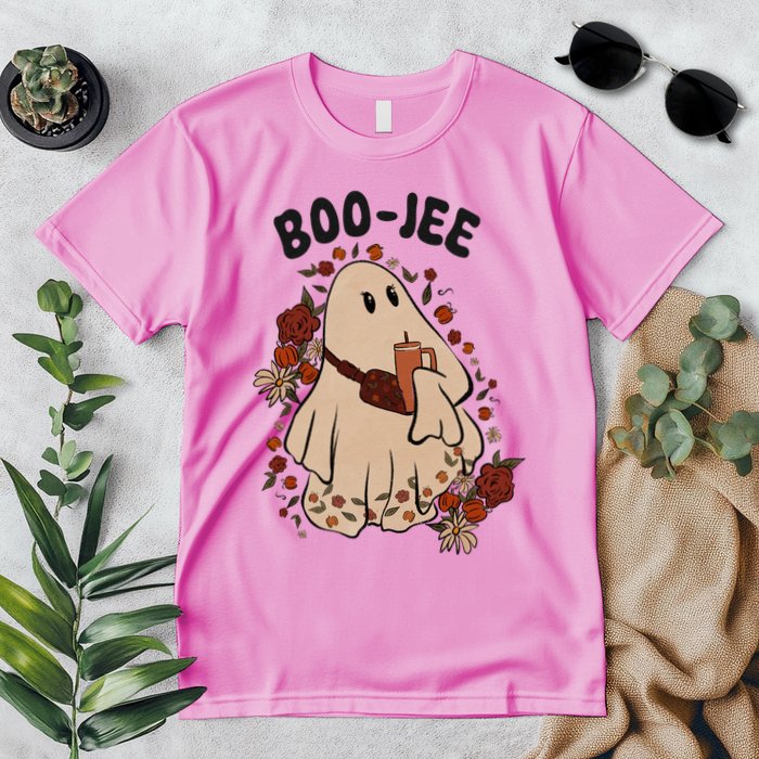 Boo Jee Fall Halloween Ghost Funny Premium T-Shirt