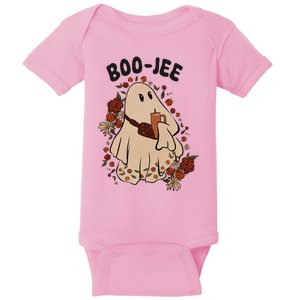 Boo Jee Fall Halloween Ghost Funny Baby Bodysuit