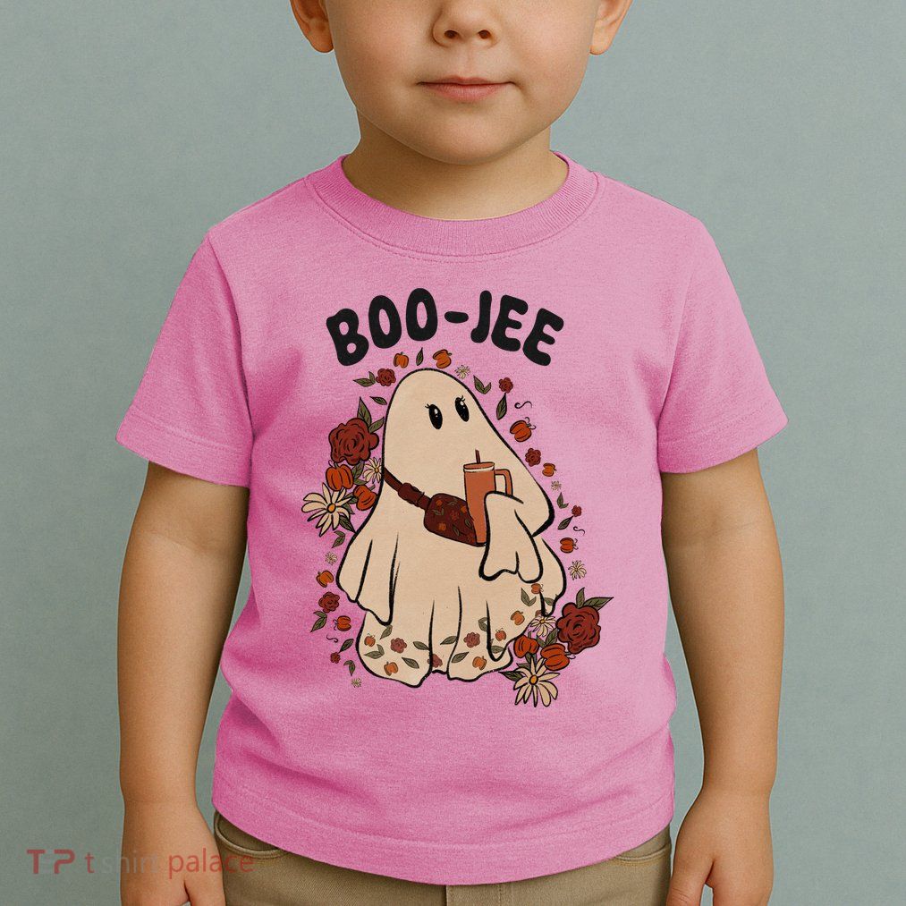Boo Jee Fall Halloween Ghost Funny Toddler T-Shirt