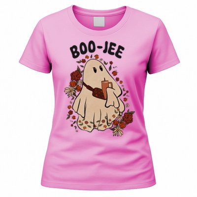 Boo Jee Fall Halloween Ghost Funny Women's T-Shirt