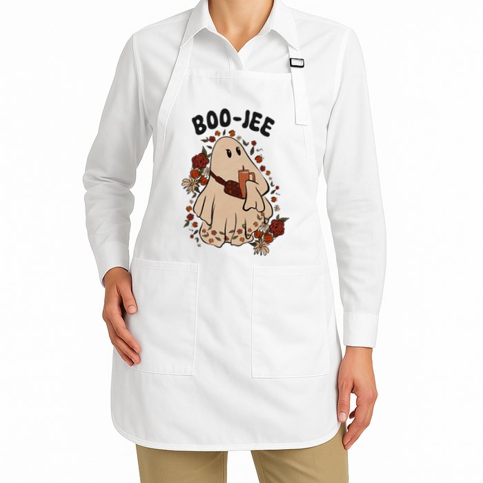 Boo Jee Fall Halloween Ghost Funny Apron