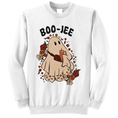 Boo Jee Fall Halloween Ghost Funny Sweatshirt