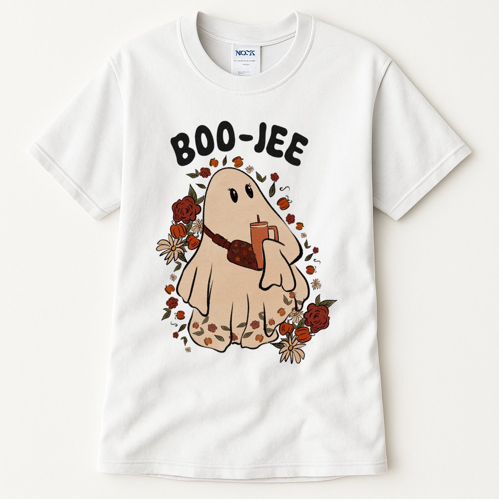 Boo Jee Fall Halloween Ghost Funny Tall T-Shirt