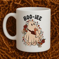 Boo Jee Fall Halloween Ghost Funny Mug
