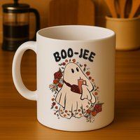 Boo Jee Fall Halloween Ghost Funny Mug