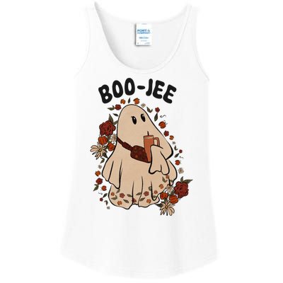 Boo Jee Fall Halloween Ghost Funny Ladies Essential Tank