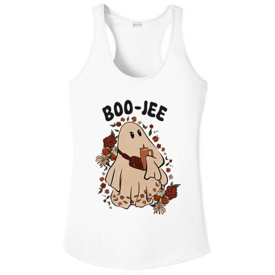 Boo Jee Fall Halloween Ghost Funny Ladies PosiCharge Competitor Racerback Tank