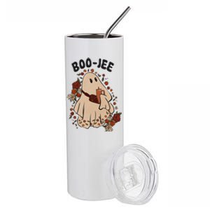 Boo Jee Fall Halloween Ghost Funny Stainless Steel Tumbler