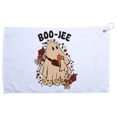 Boo Jee Fall Halloween Ghost Funny Grommeted Golf Towel