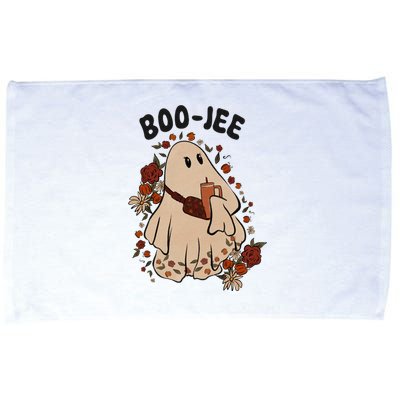 Boo Jee Fall Halloween Ghost Funny Microfiber Hand Towel