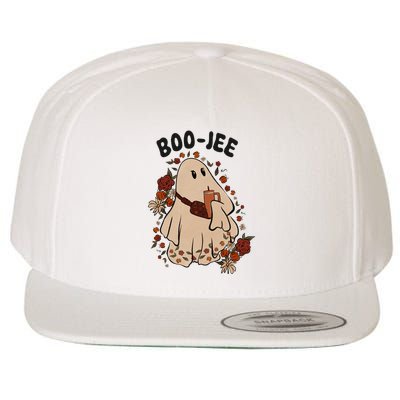 Boo Jee Fall Halloween Ghost Funny Wool Snapback Cap