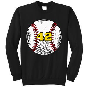 Baseball Jersey Favorite Lucky Number 42 Sweatshirt