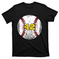 Baseball Jersey Favorite Lucky Number 42 T-Shirt