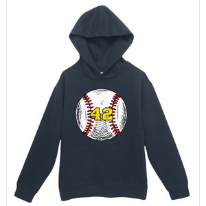 Baseball Jersey Favorite Lucky Number 42 Urban Pullover Hoodie