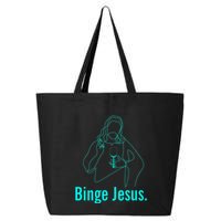Binge Jesus Funny Christian 25L Jumbo Tote