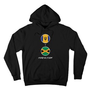 Barbados Jamaica Flag Perfection Bajan Barbadian Jamaican Hoodie