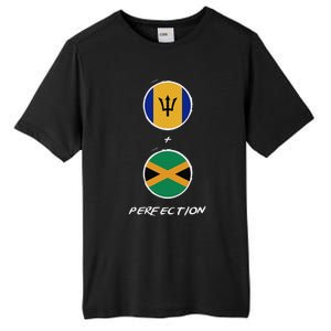 Barbados Jamaica Flag Perfection Bajan Barbadian Jamaican Tall Fusion ChromaSoft Performance T-Shirt