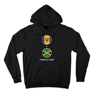 Barbados Jamaica Flag Perfection Bajan Barbadian Jamaican Tall Hoodie